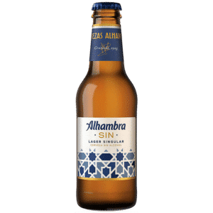Alhambra Sin Alcohol, Lager Singular, botella