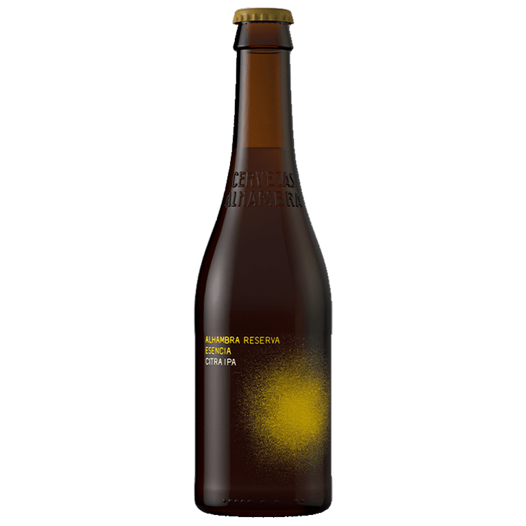 Botella de Cerveza artesana Alhambra Reserva Esencia Citra IPA