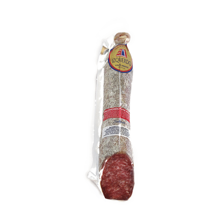 Pieza de salchichón ibérico, marca Izquierdo