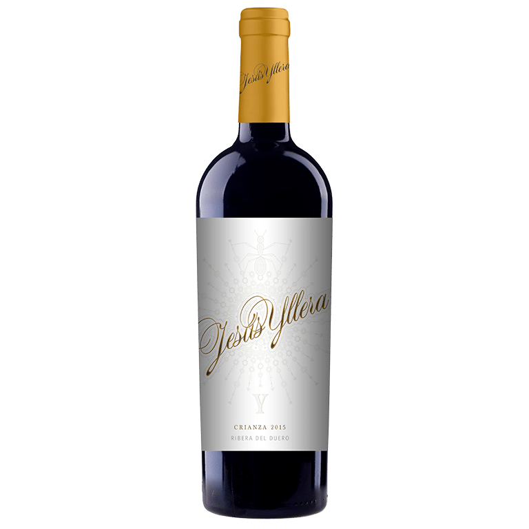 botella vino tinto Ribera del Duero, Jesus Yllera