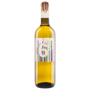 botella vino blanco Viña 65