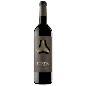 botella vino Ribera del Duero, Portia Crianza