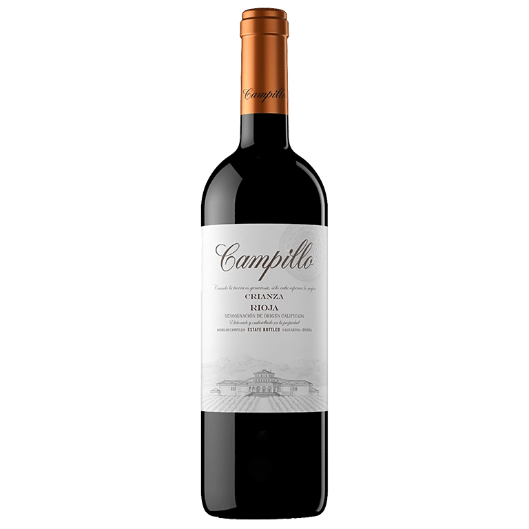 botella de vino Campillo de Bodegas Faustino
