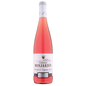 Botella vino rosado Castillo de Monjardín