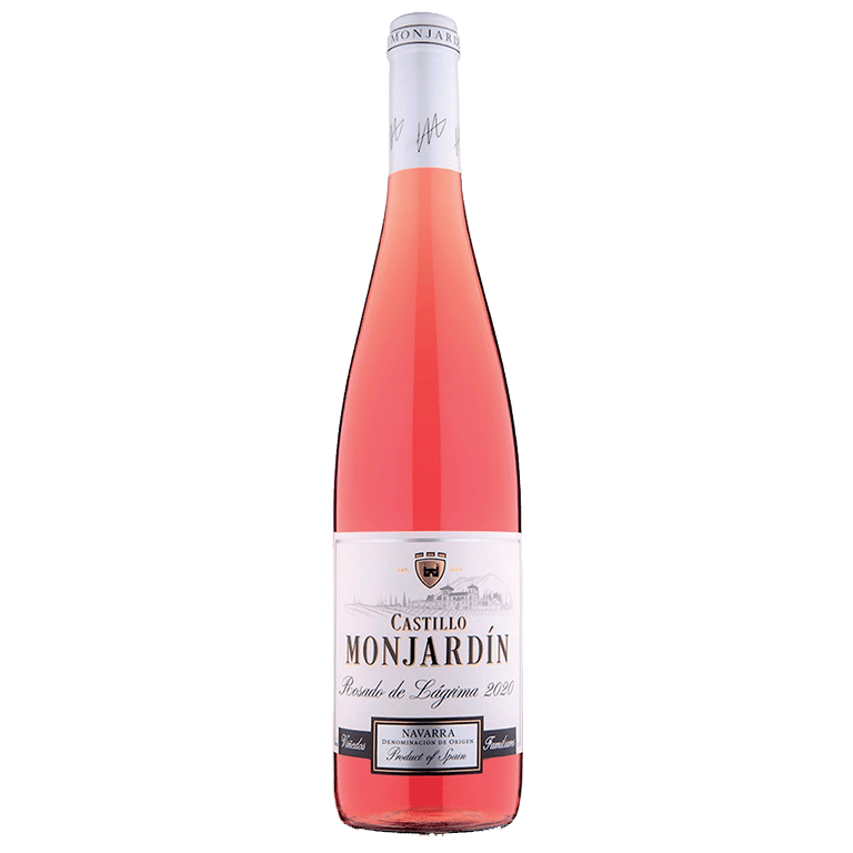 Botella vino rosado Castillo de Monjardín
